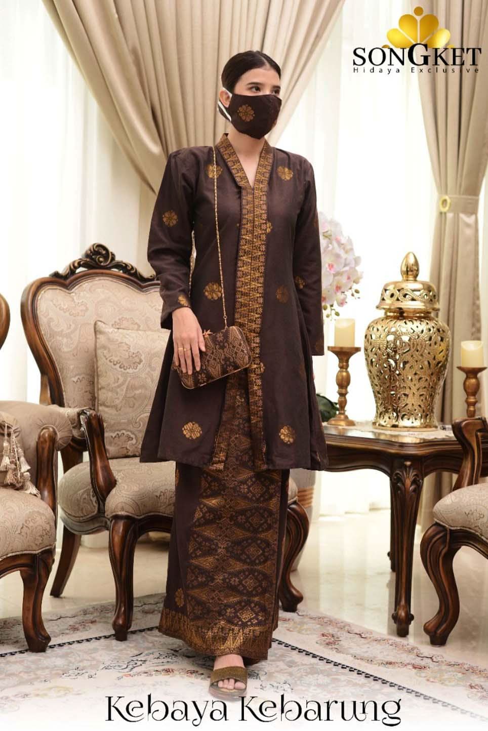 Baju Kebaya Kebarung Extra Size - songketexclusive