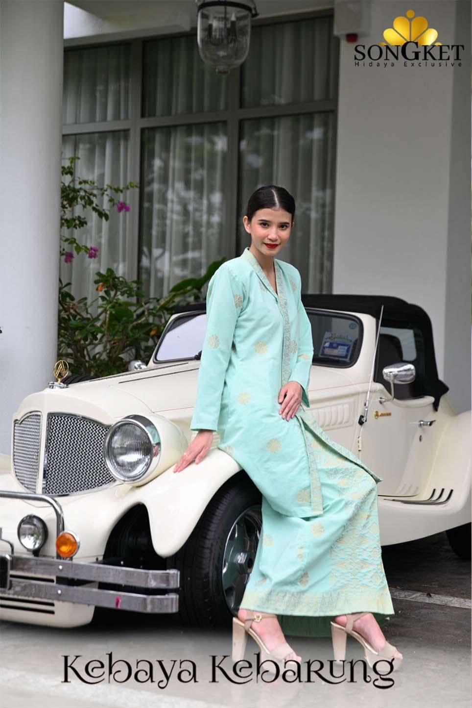 Baju Kebaya Kebarung Extra Size - songketexclusive