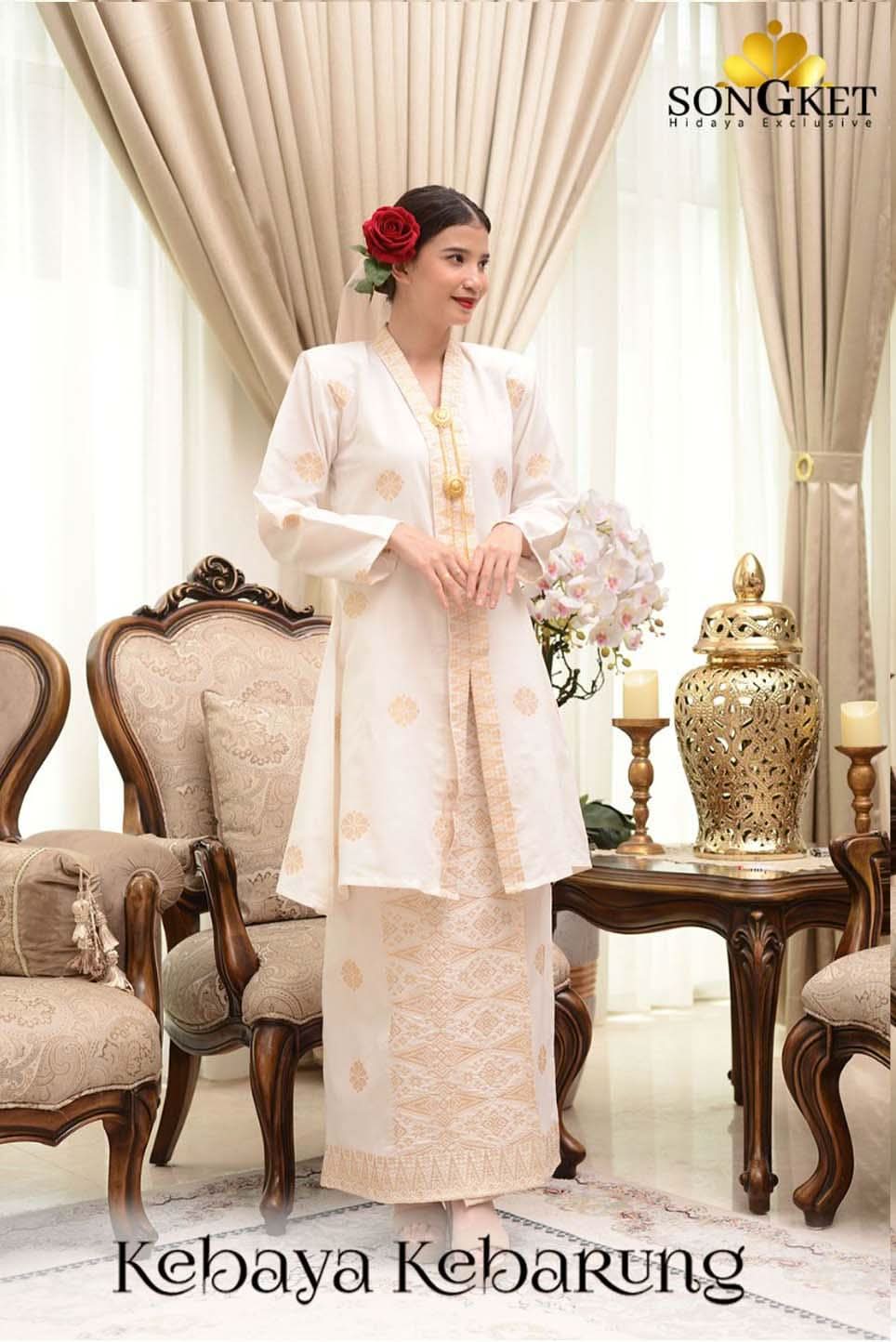Baju Kebaya Kebarung | Kebaya Casual | - songketexclusive