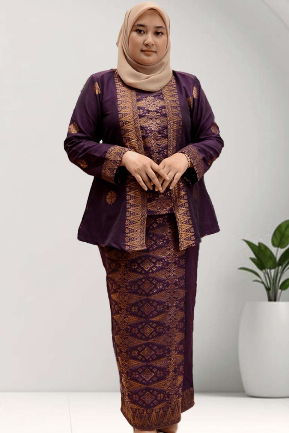 Baju Kebaya Kelantan - Xs to 2xl - songketexclusive