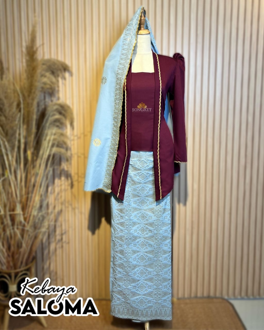 Baju Kebaya Saloma - Xs to 12xl - songketexclusive