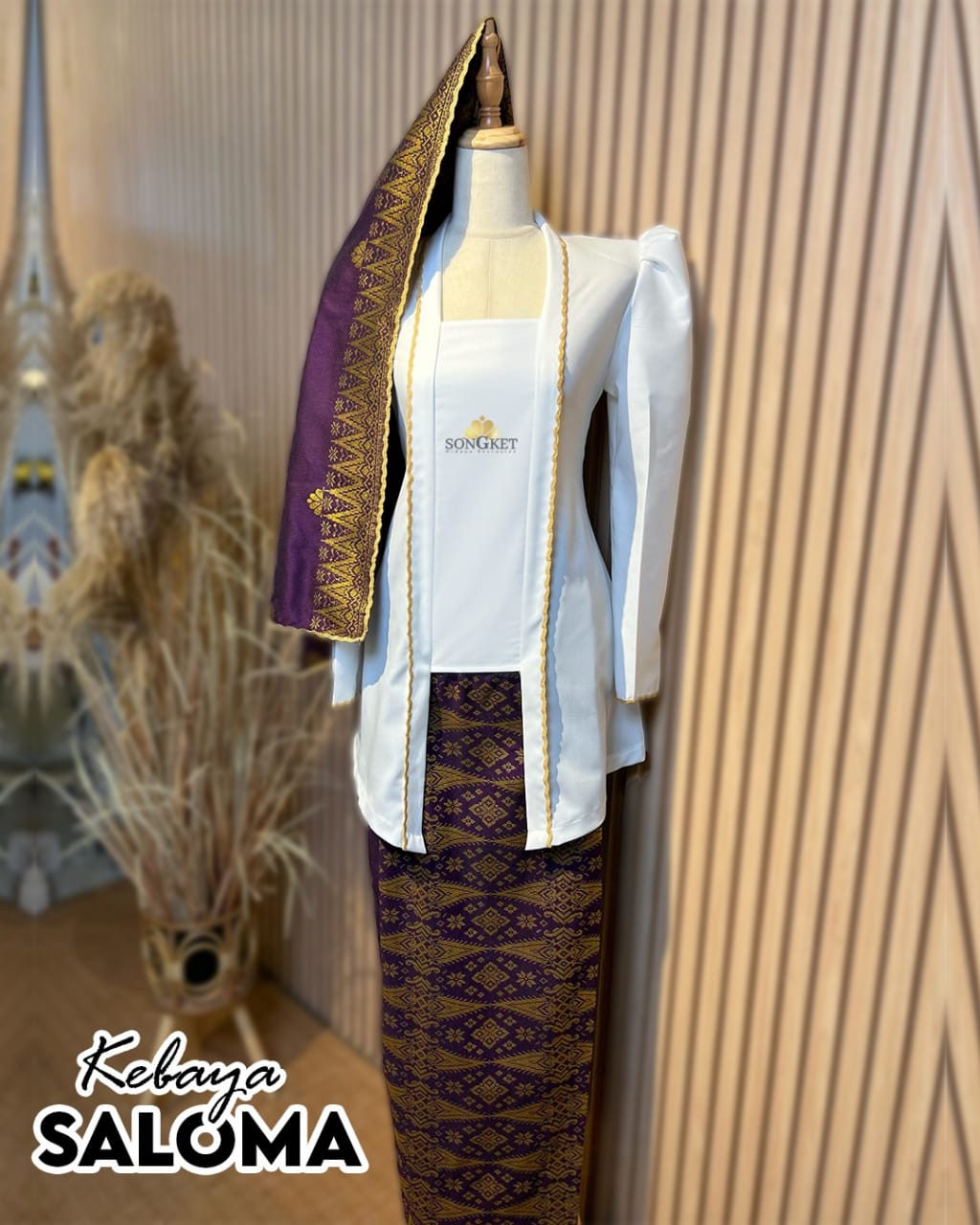 Baju Kebaya Saloma - Xs to 12xl - songketexclusive