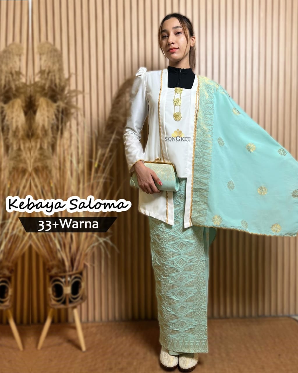 Baju Kebaya Saloma - Xs to 12xl - songketexclusive