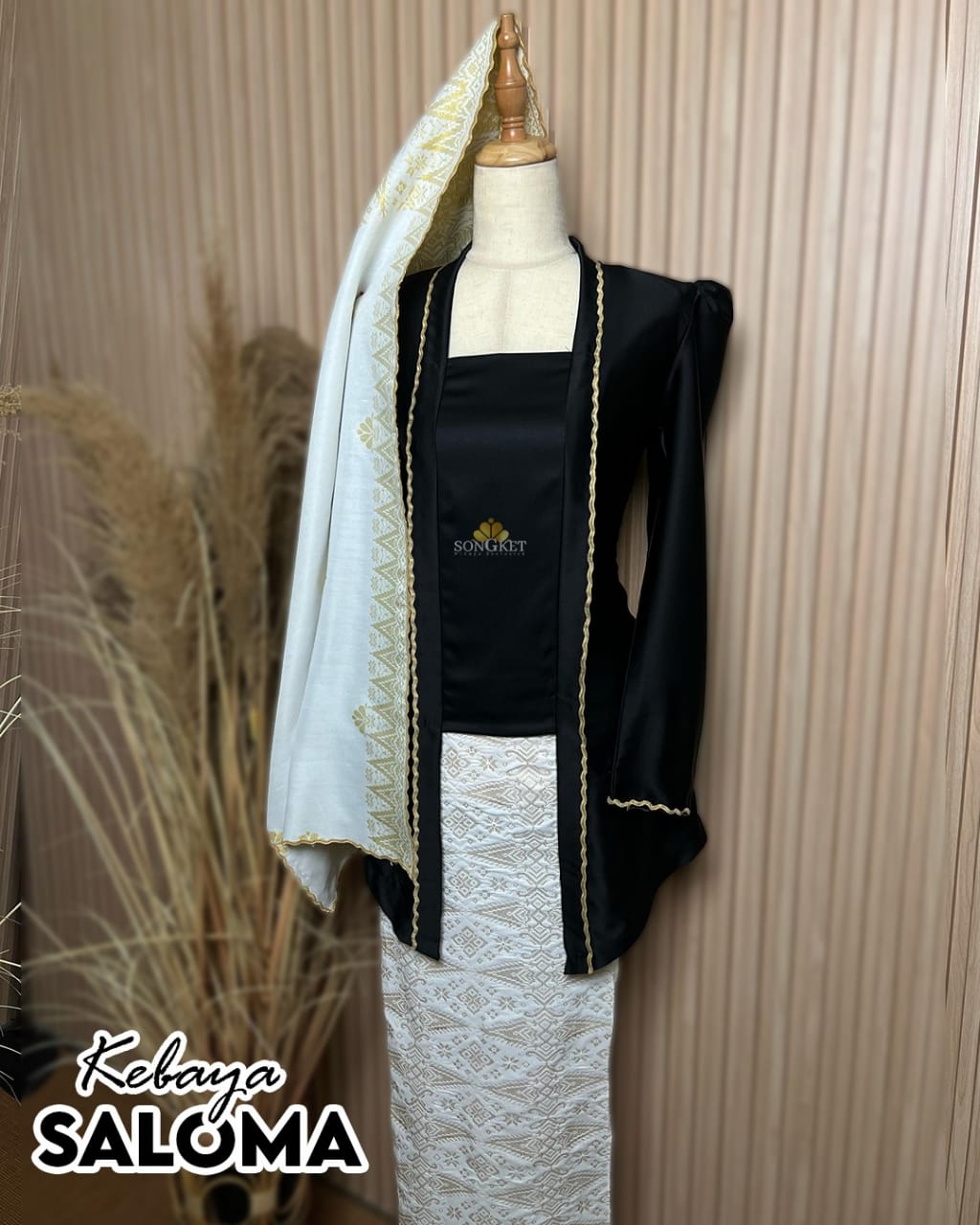 Baju Kebaya Saloma - Xs to 12xl - songketexclusive
