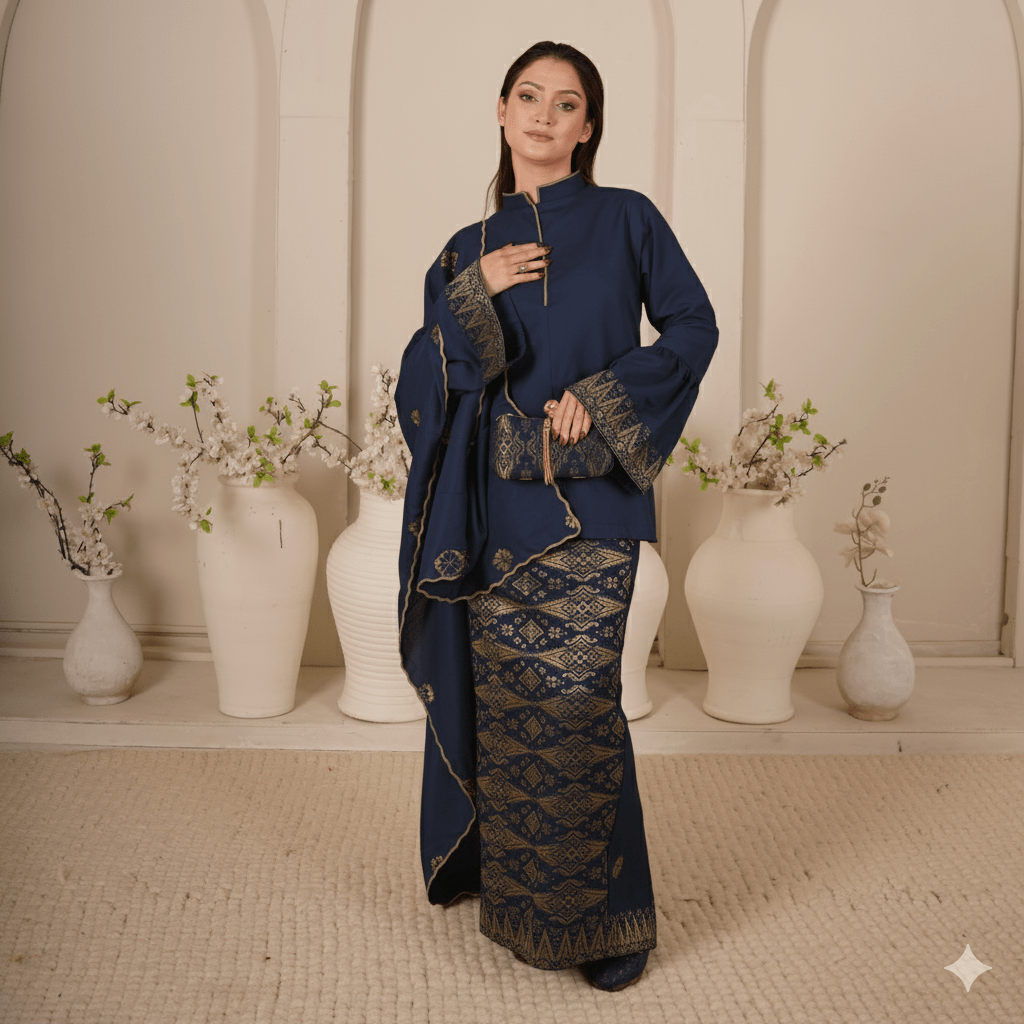 Baju Kedah Nor Masita Free Selendang - Xs to 10xl - songketexclusive