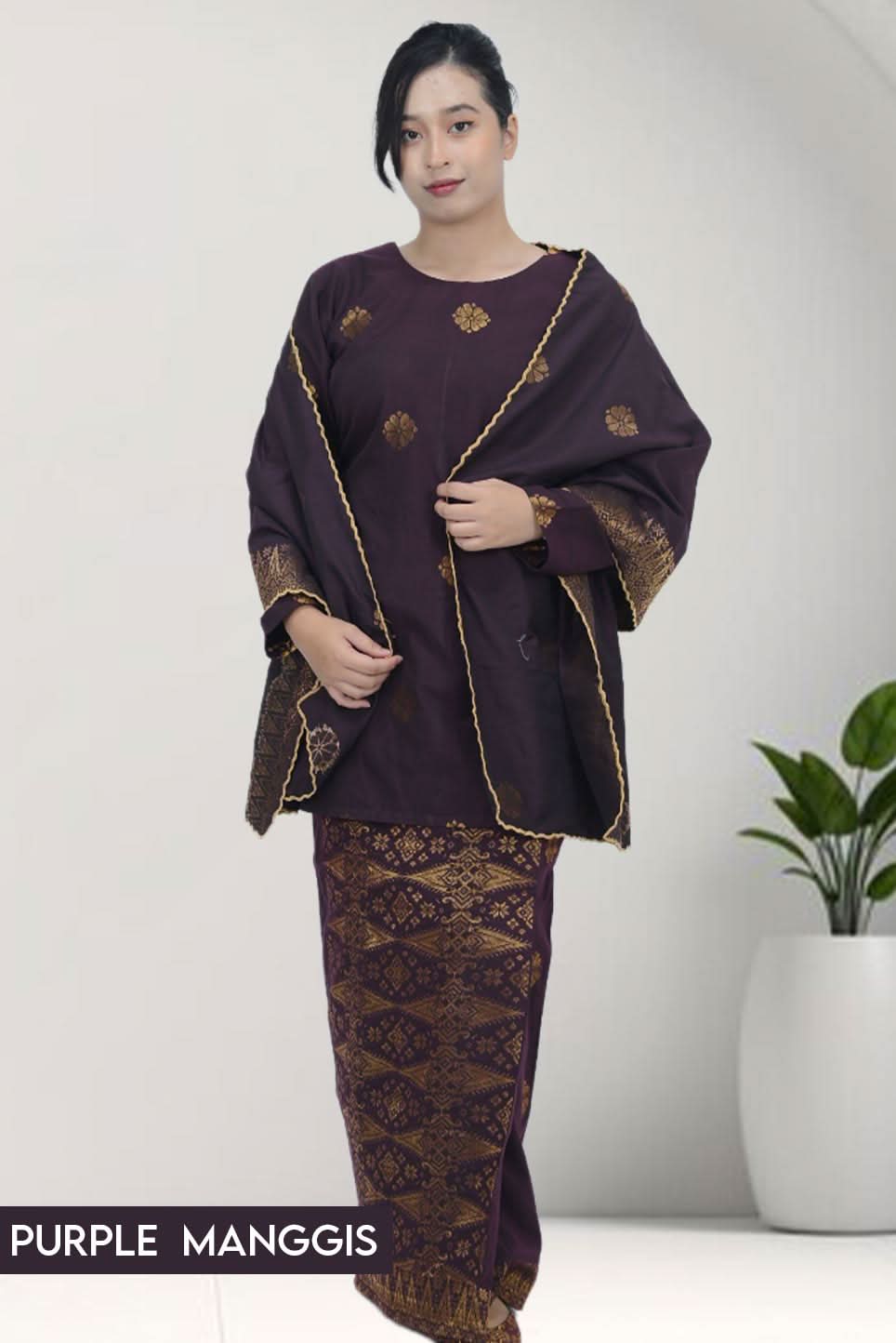 Baju Kurung Classic Sekali Selandang - songketexclusive