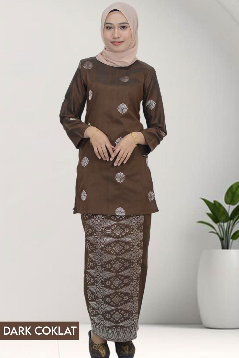 Baju Kurung Classic Sekali Selandang - songketexclusive