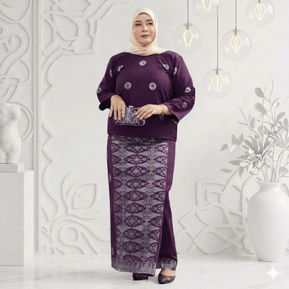Baju Kurung Kedah - Xs to 2xl - songketexclusive