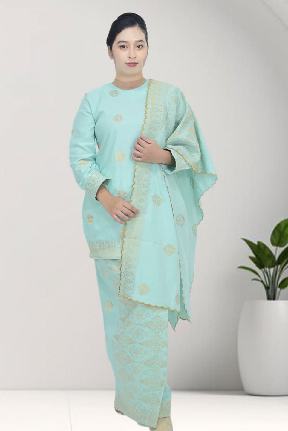 Baju Kurung Mini Moden Classic - songketexclusive