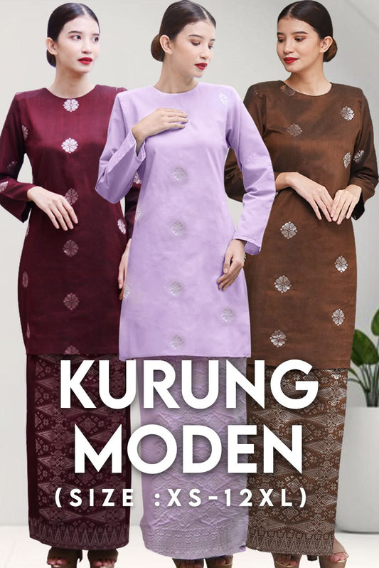 Baju Kurung Moden - 3XL to 12xl - songketexclusive