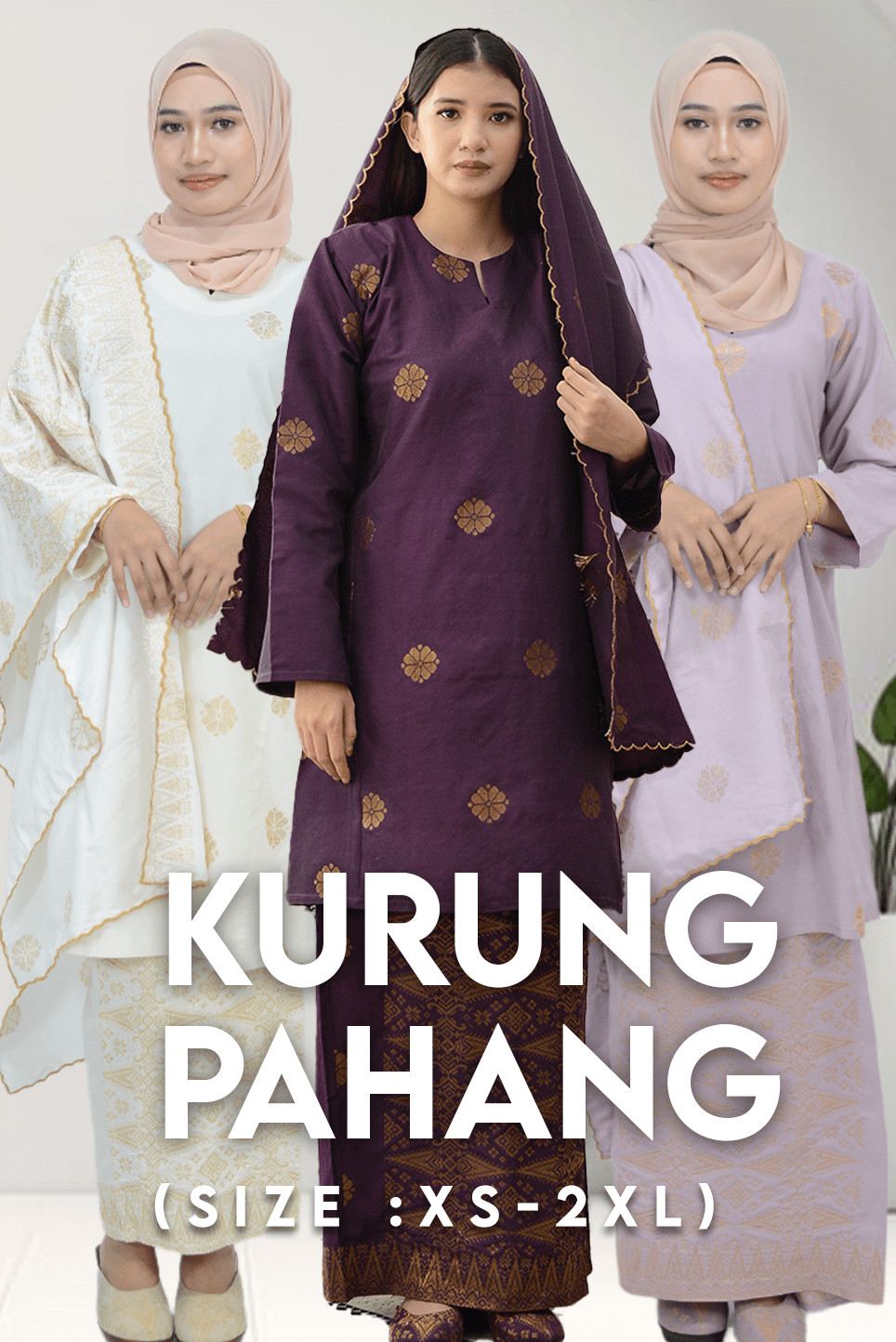 Baju Kurung Pahang | 3XL to 12XL - songketexclusive