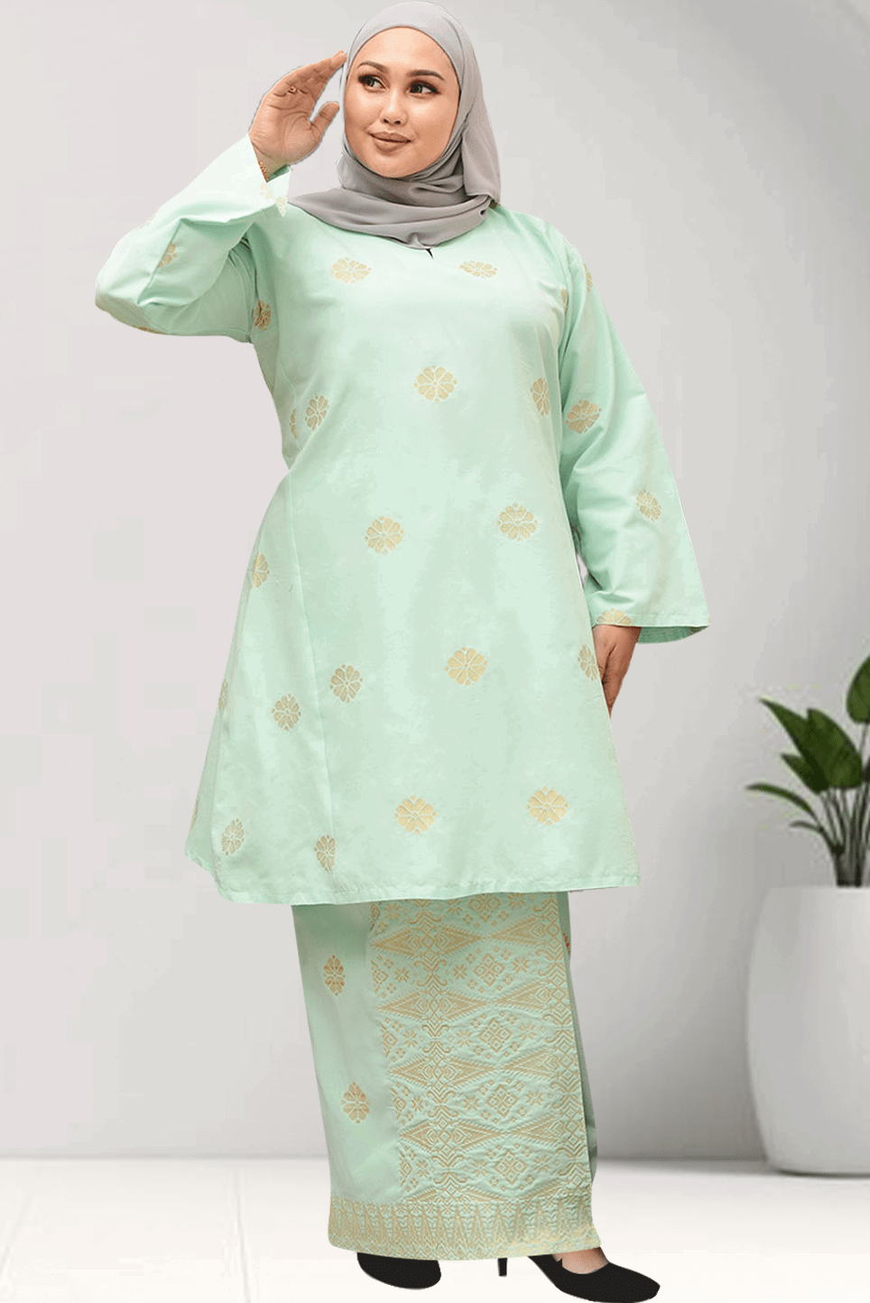 Baju Kurung Pahang | 3XL to 12XL - songketexclusive