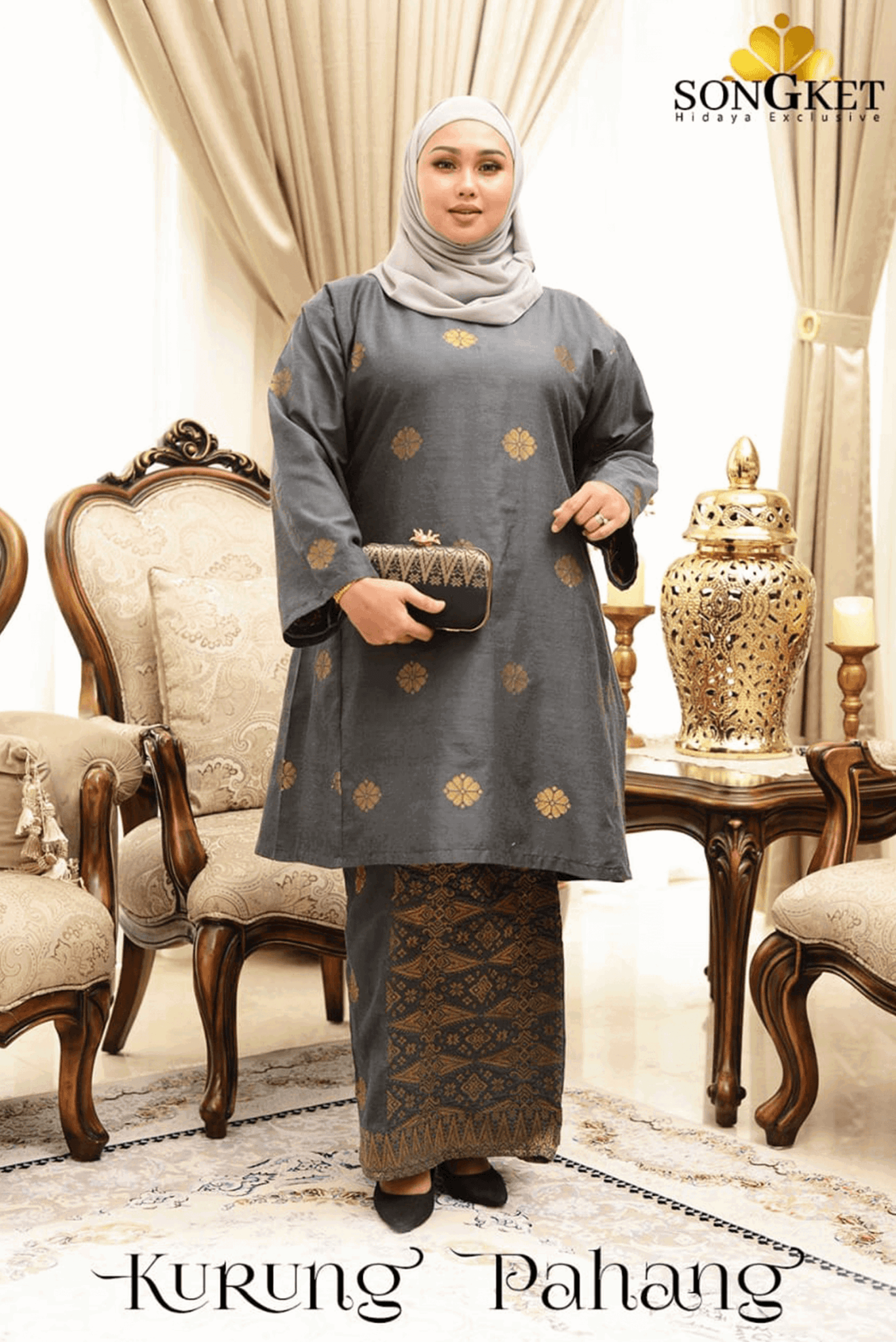 Baju Kurung Pahang | 3XL to 12XL - songketexclusive