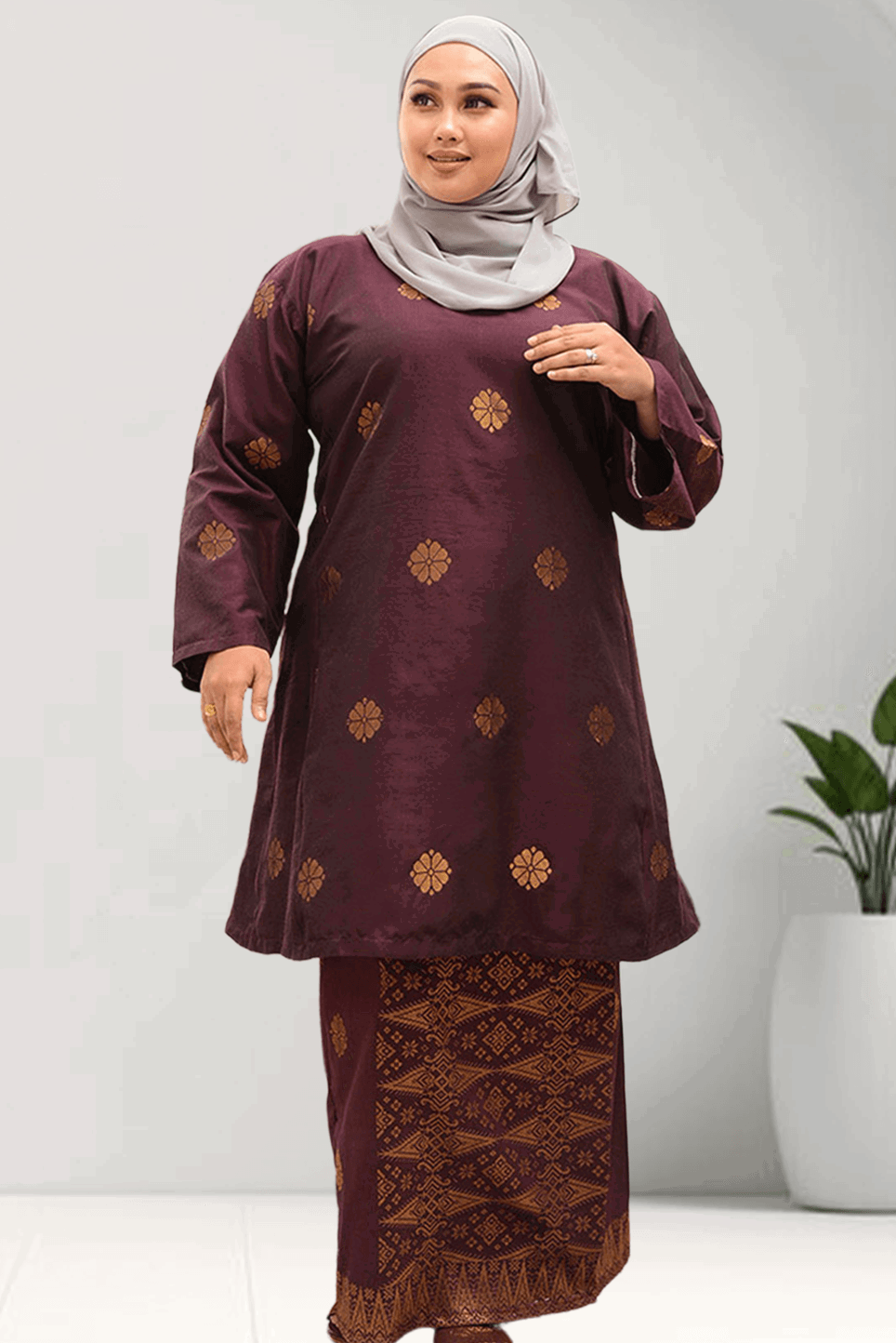 Baju Kurung Pahang | 3XL to 12XL - songketexclusive