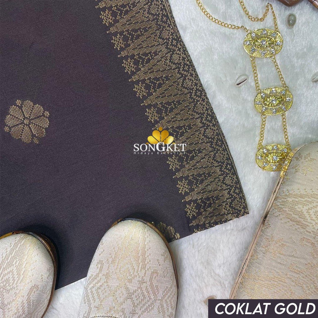 Baju Songket Coraq Cheongsam - Xs to 8xl - songketexclusive