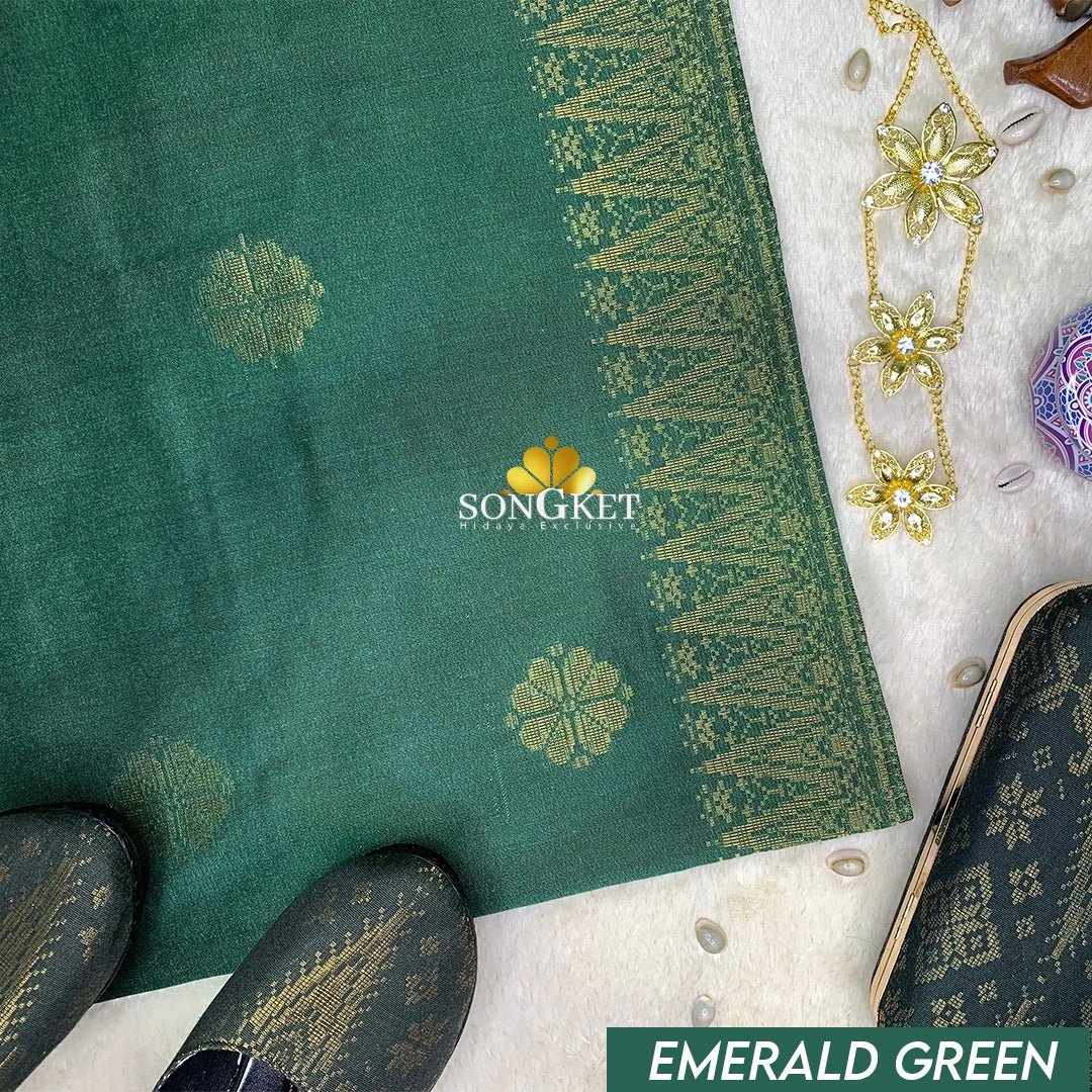Baju Songket Coraq Cheongsam - Xs to 8xl - songketexclusive