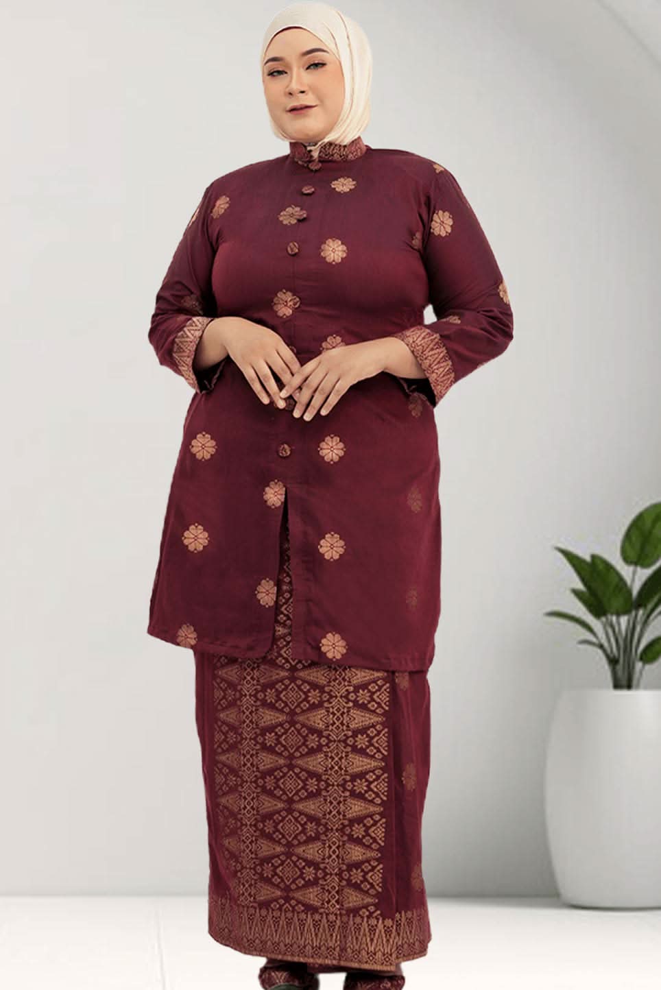 Baju Songket Kebaya Sofia - Xs to 2xl - songketexclusive