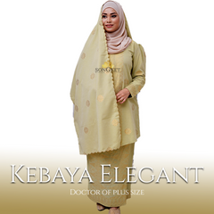 Baju Kebaya Elegant - Baju + Free Matching Selandang 🤩