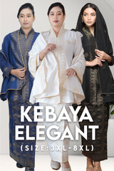 Baju Kebaya Elegant - Baju + Free Matching Selandang 🤩