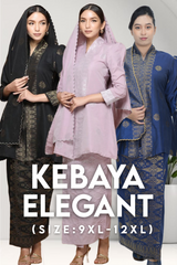 Baju Kebaya Elegant -  Baju + Free Matching Selandang 🤩