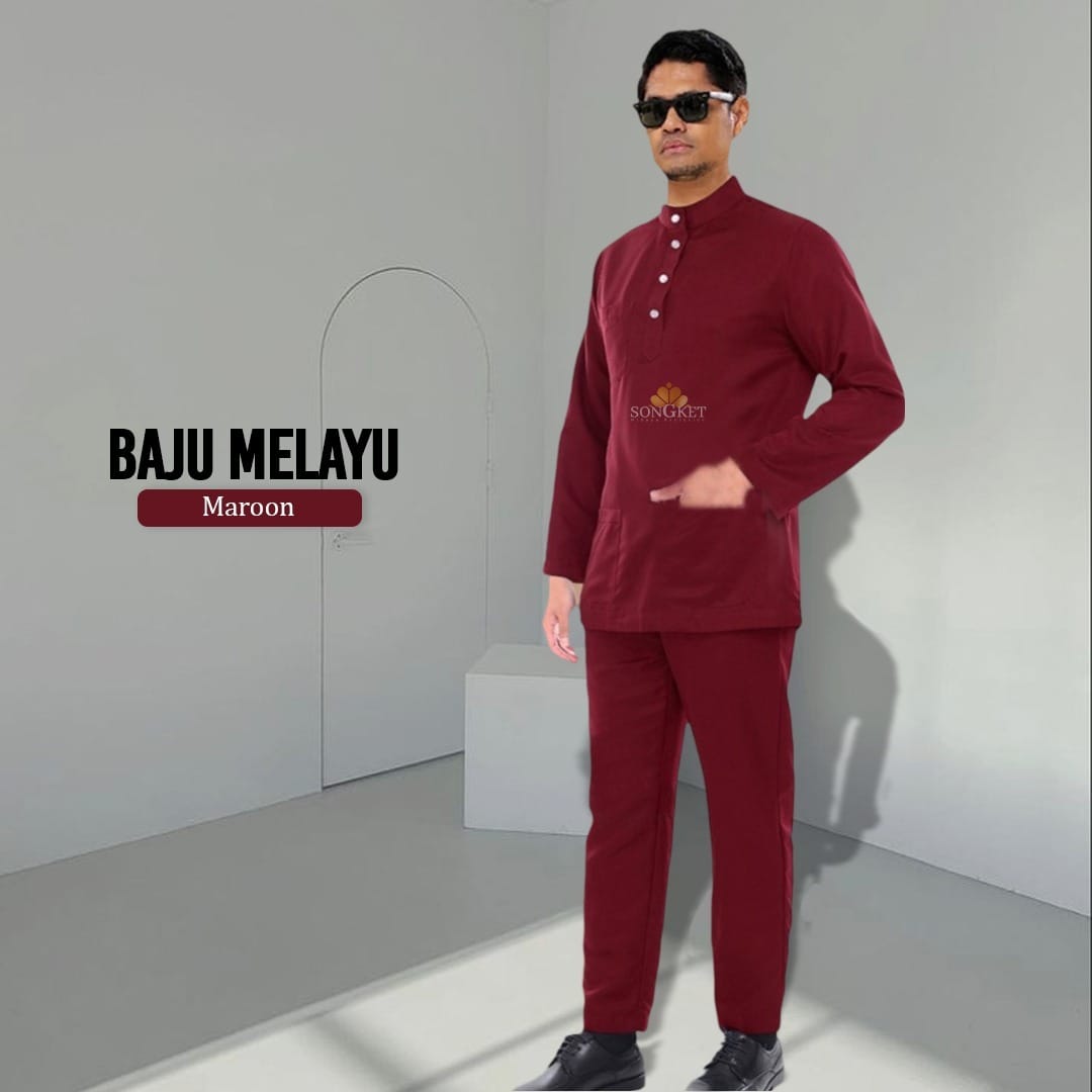 Exclusive Baju Melayu - Xs to 5xl Sizes - songketexclusive