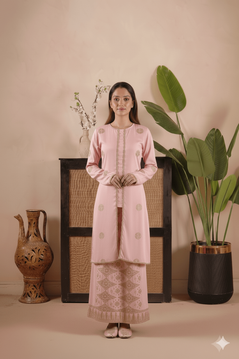 Exclusive Kebaya Kirinting Free Selendang - Xs to 8Xl - songketexclusive
