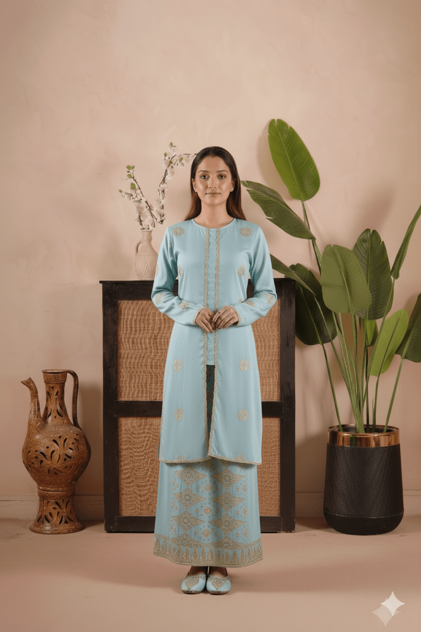Exclusive Kebaya Kirinting Free Selendang - Xs to 8Xl - songketexclusive