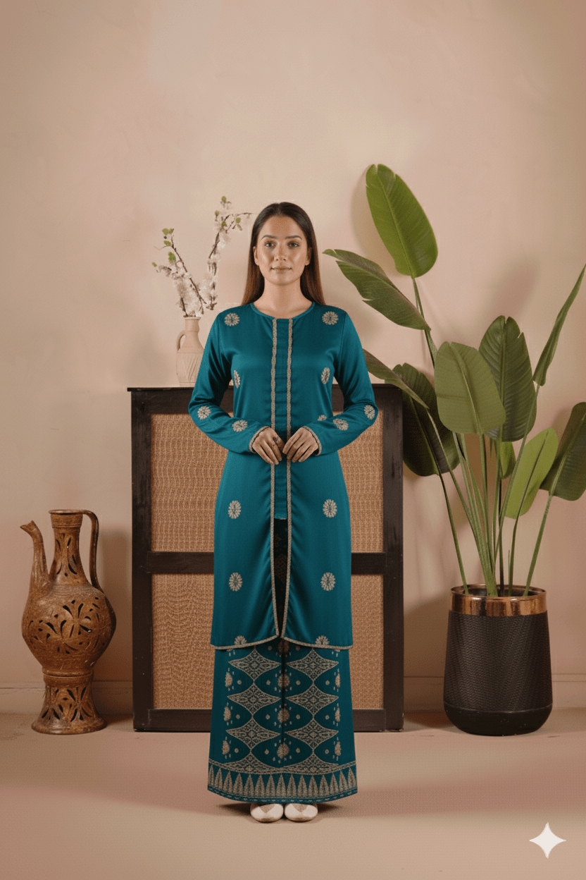 Exclusive Kebaya Kirinting Free Selendang - Xs to 8Xl - songketexclusive
