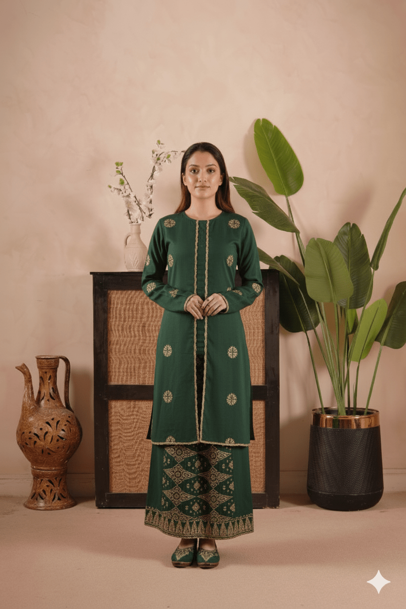 Exclusive Kebaya Kirinting Free Selendang - Xs to 8Xl - songketexclusive