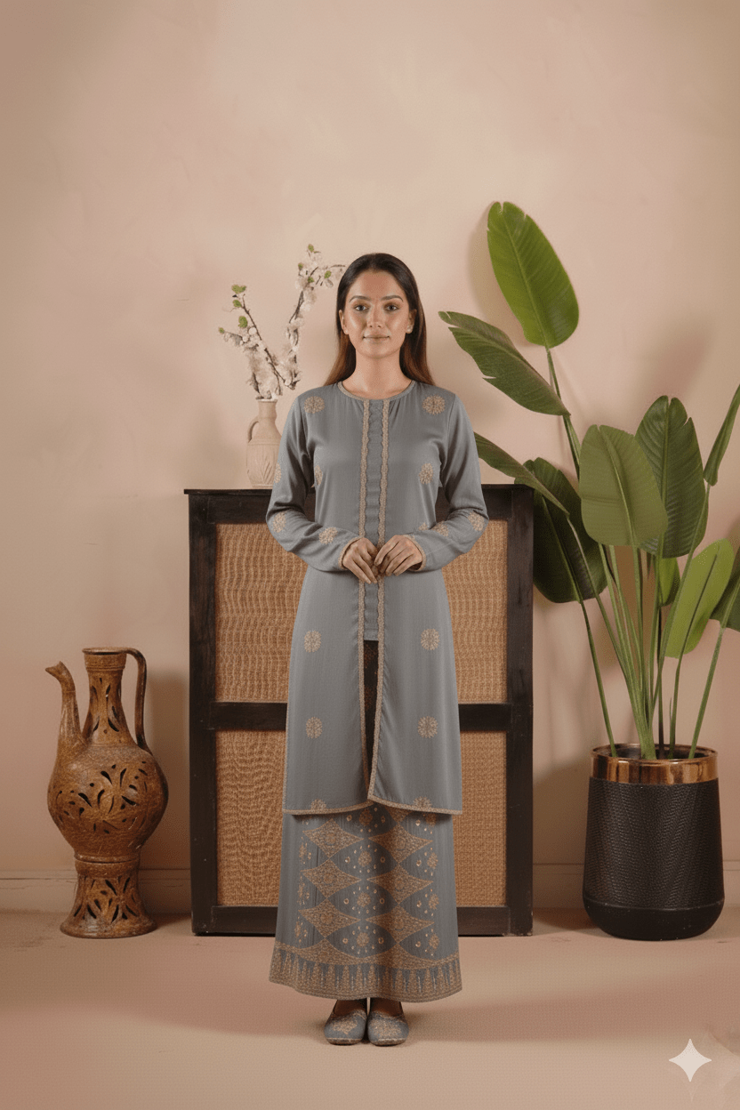 Exclusive Kebaya Kirinting Free Selendang - Xs to 8Xl - songketexclusive