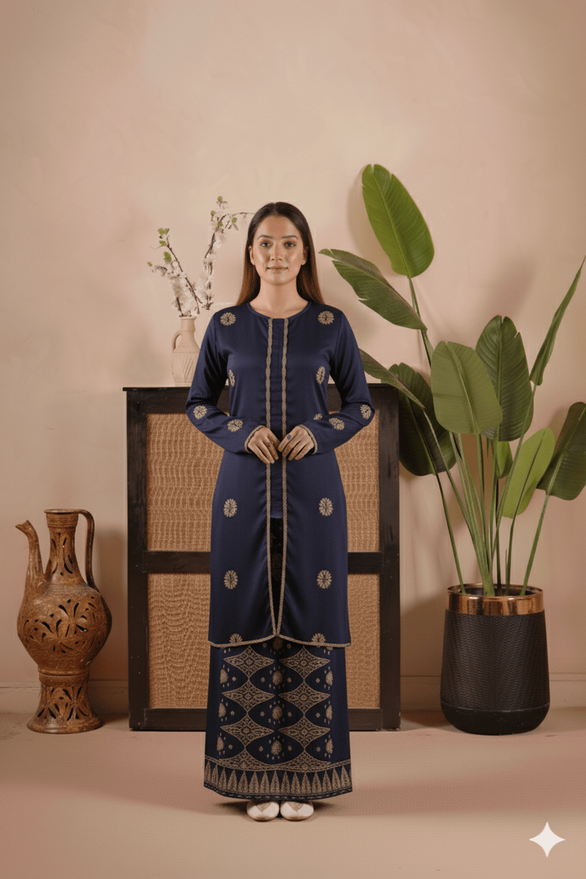 Exclusive Kebaya Kirinting Free Selendang - Xs to 8Xl - songketexclusive