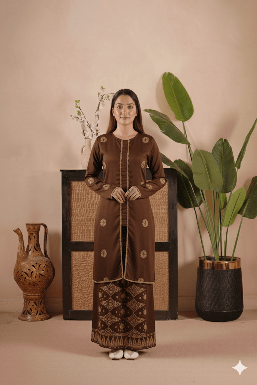 Exclusive Kebaya Kirinting Free Selendang - Xs to 8Xl - songketexclusive