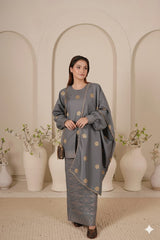 Baju Kedah Balah Free Selendang- Xs to 10Xl