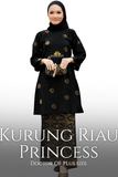 Kurung Riau Princess | 3XL TO 7XL | - songketexclusive