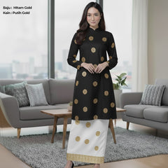 Kurung Cecak Musang - Two Tone New Kurung Family