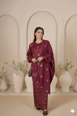 Baju Kedah Balah Free Selendang- Xs to 10Xl