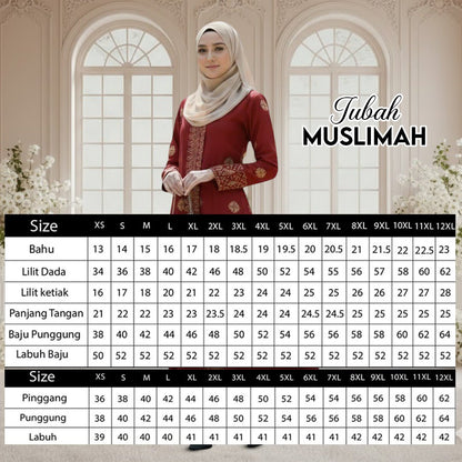 Jubah Muslimah Xs to 12xl - Raya New Koleksi - songketexclusive