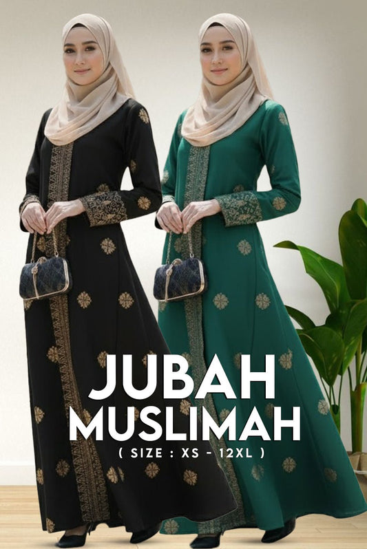 Jubah Muslimah Xs to 12xl - Raya New Koleksi - songketexclusive