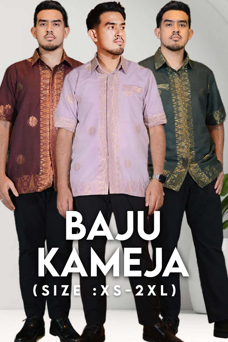 Kameja - Men - songketexclusive