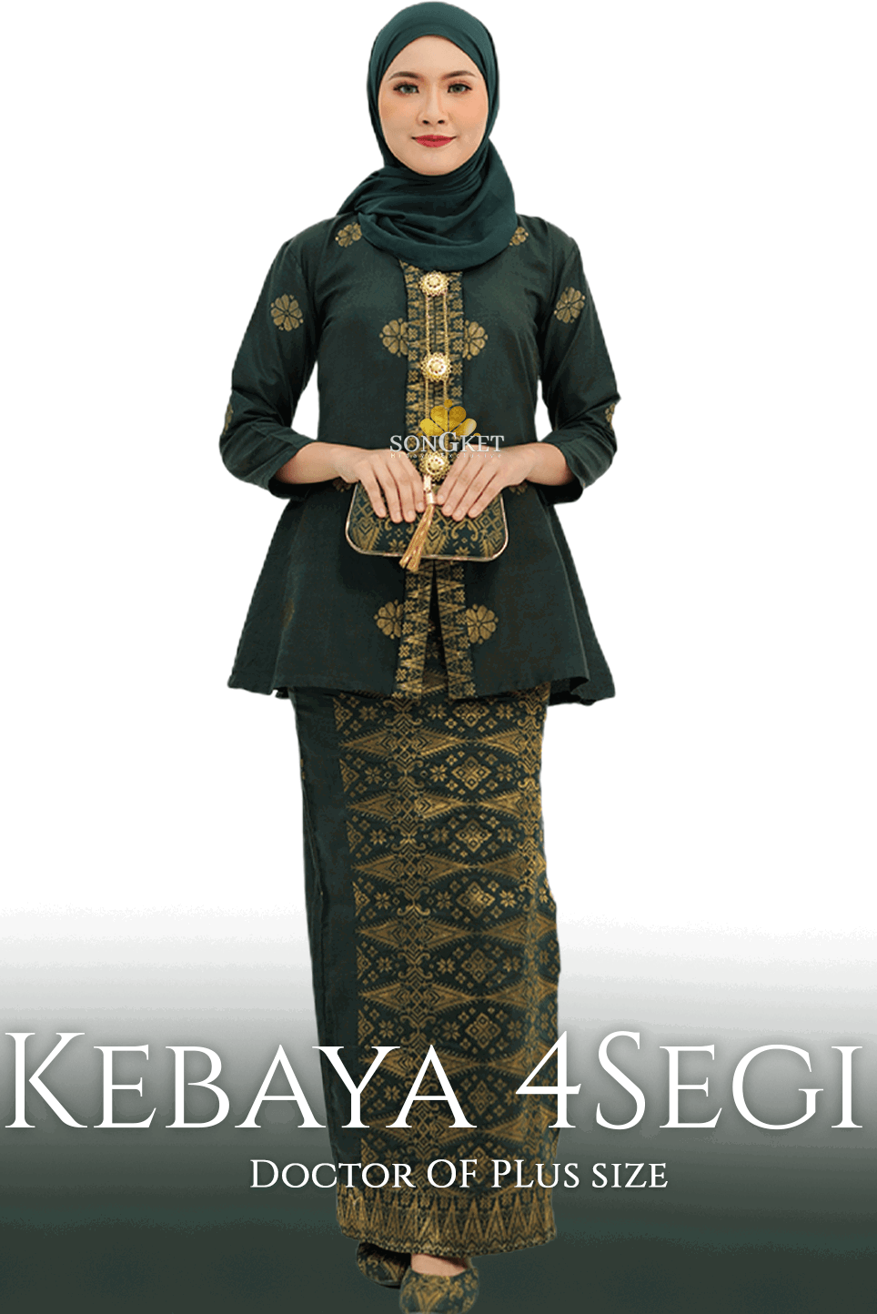 Kebaya 4Segi Plus Size | - songketexclusive