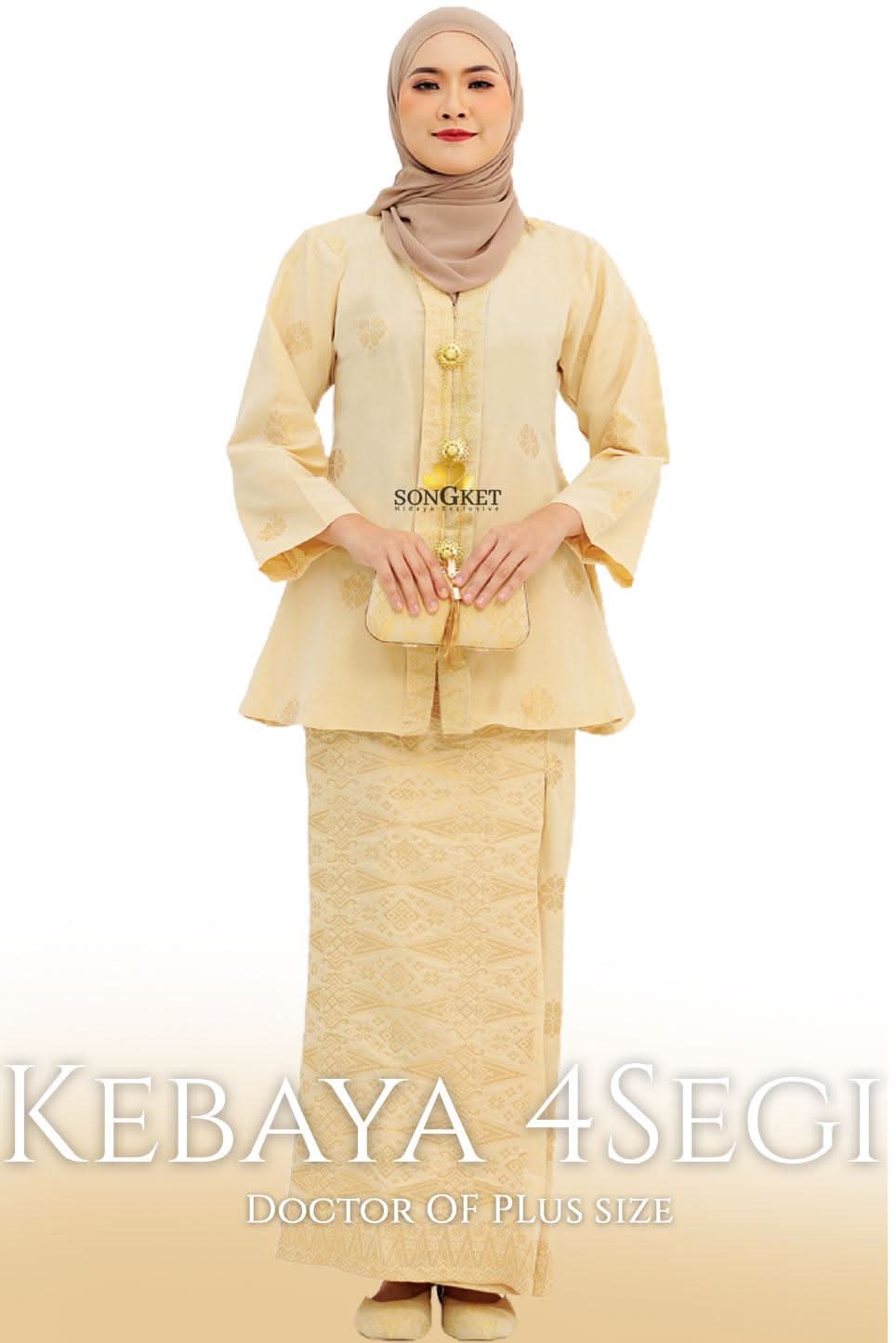 Kebaya 4Segi Plus Size - songketexclusive