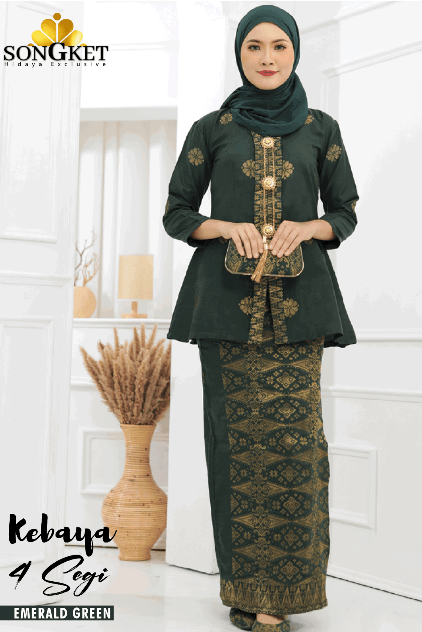 Kebaya 4Segi - Xs to Xl - songketexclusive