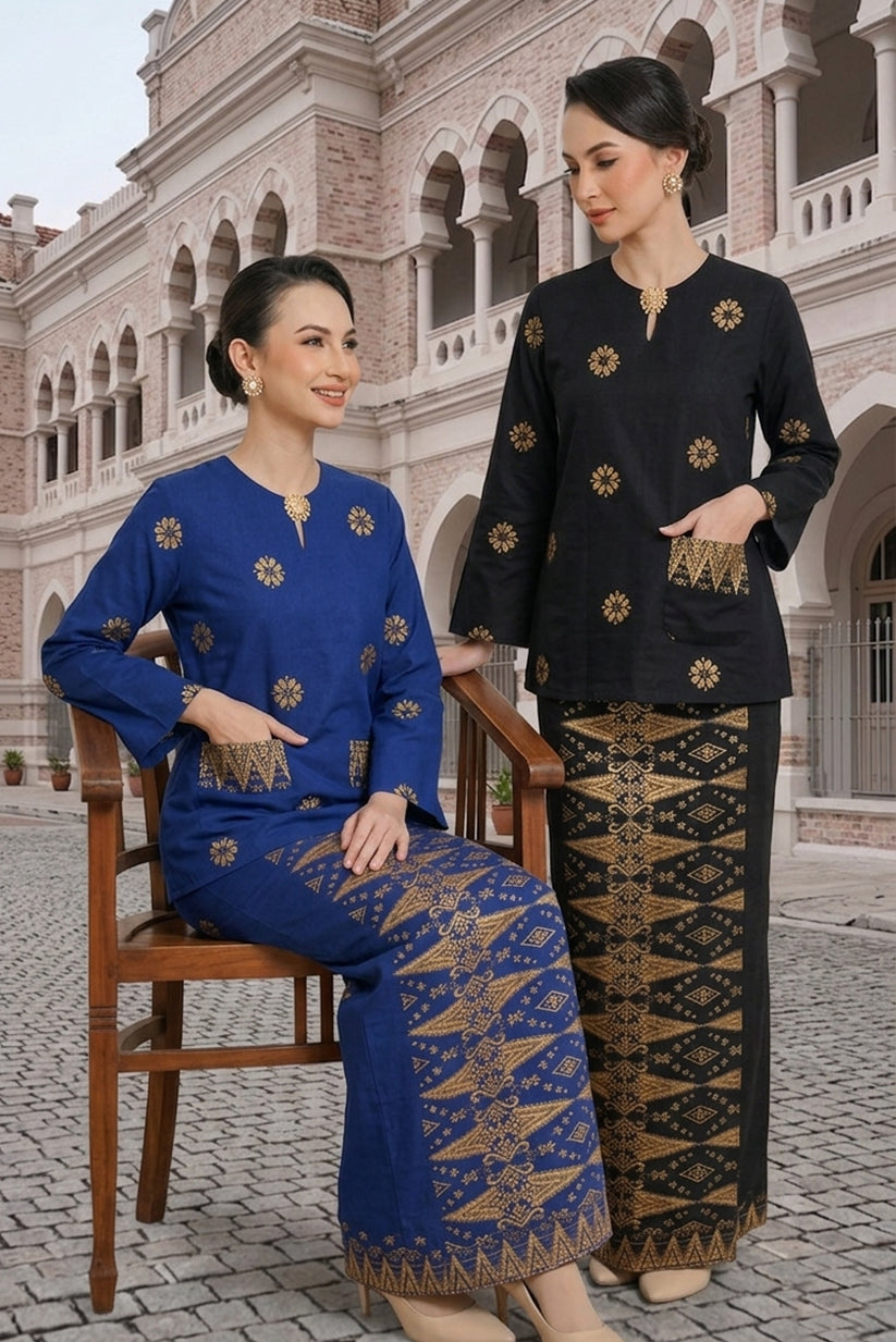 Kurung Kedah Pocket - Xs to 2xl
