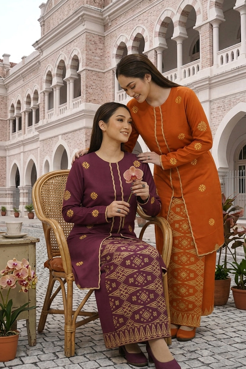 Exclusive Kebaya Kirinting Free Selendang - Xs to 8Xl