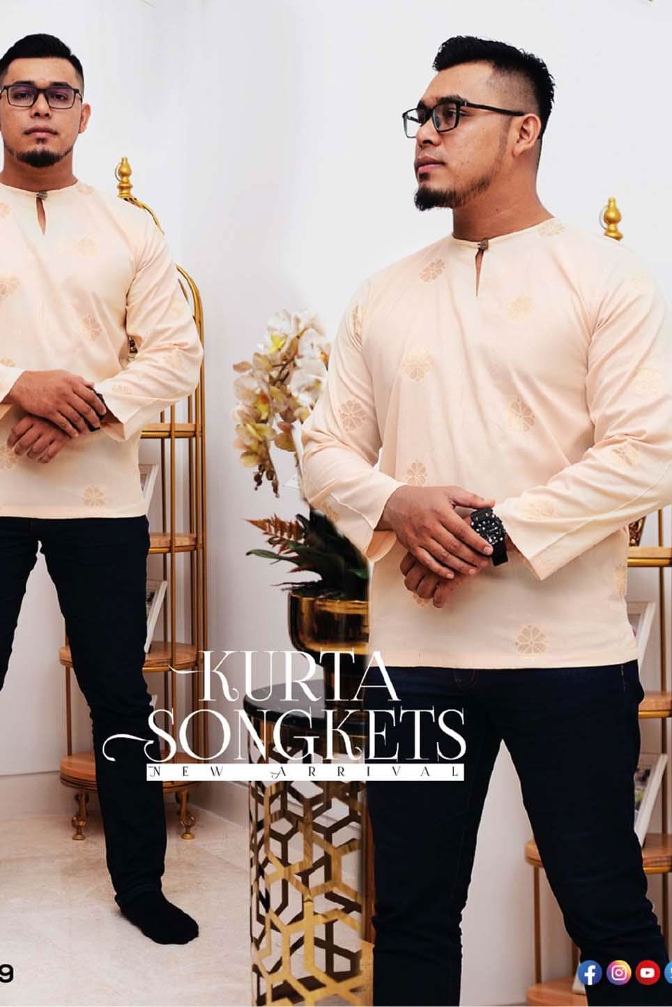 Kurta Songket Size XS - 5XL| - songketexclusive