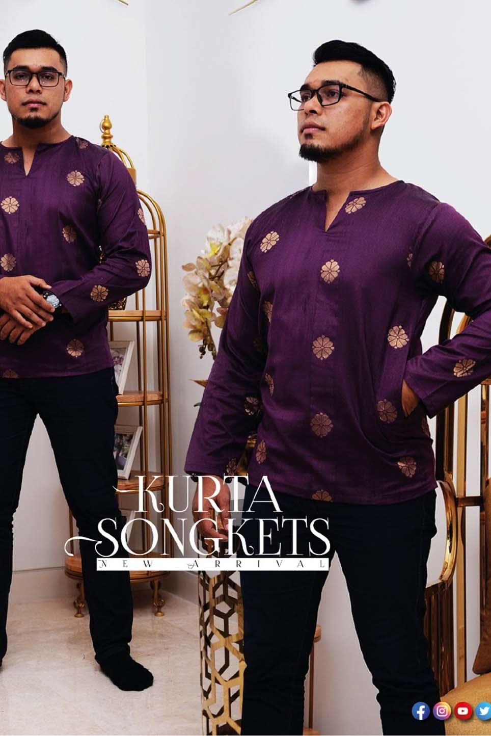 Kurta Songket Size XS - 5XL| - songketexclusive