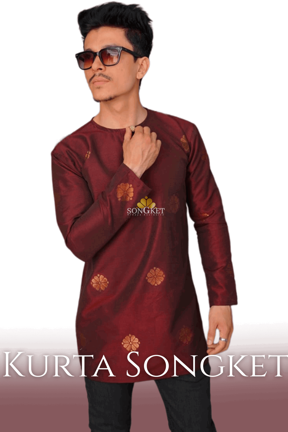 Kurta Songket Size XS - 5XL| - songketexclusive