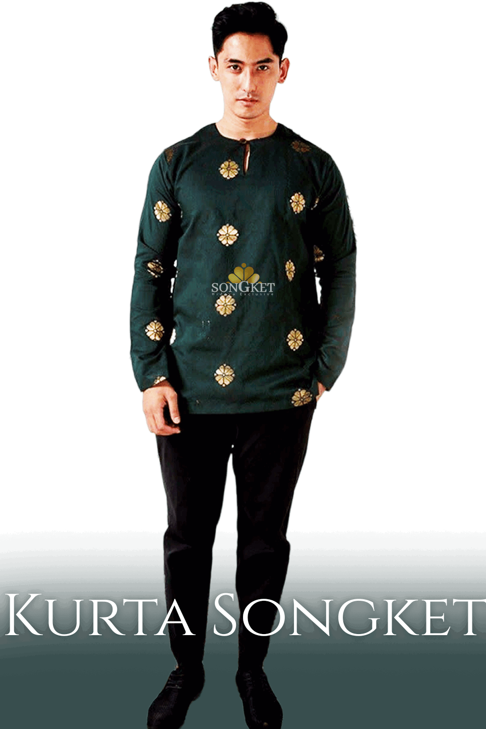 Kurta Songket Size XS - 5XL| - songketexclusive