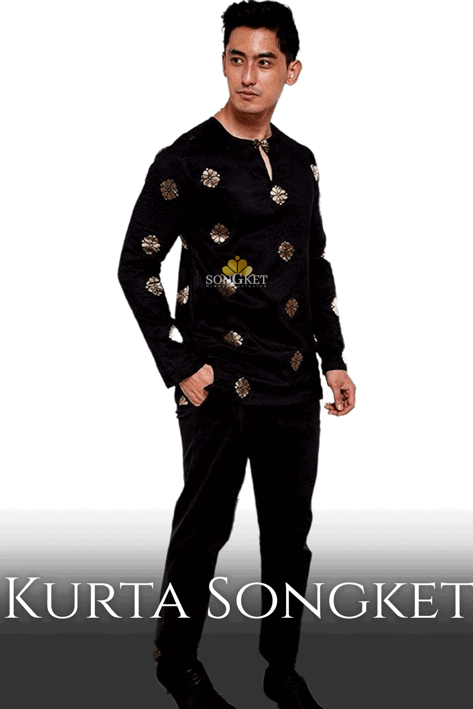 Kurta Songket Size XS - 5XL| - songketexclusive