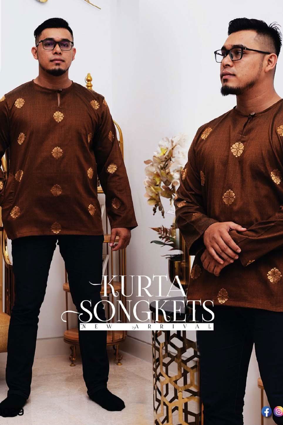 Kurta Songket Size XS - 5XL| - songketexclusive